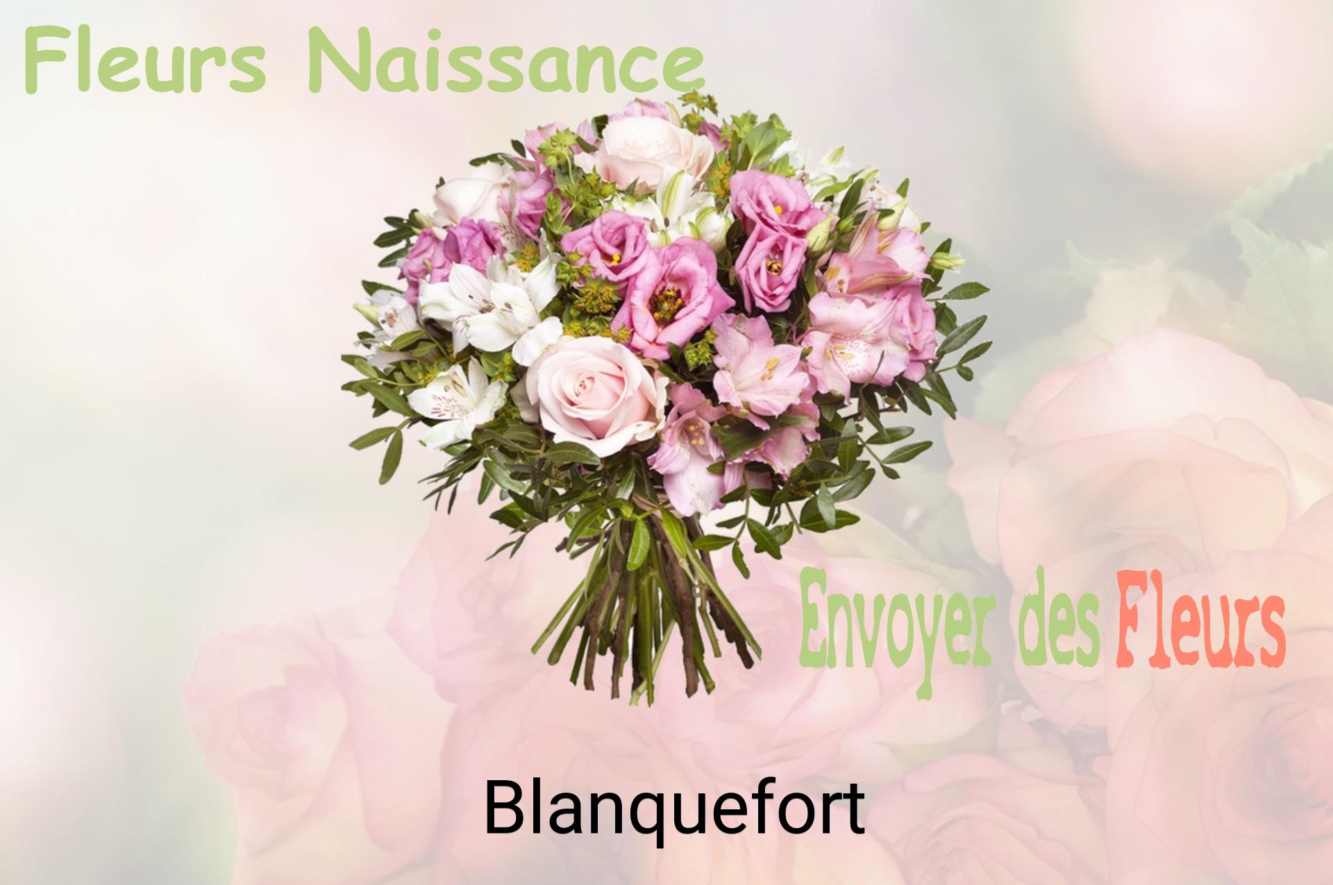 Bouquet de fleurs de naissance livré à Blanquefort