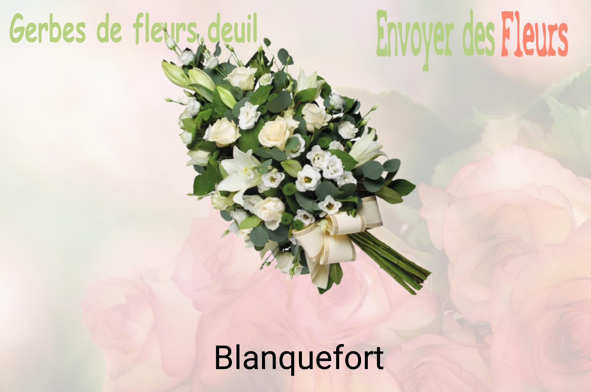 Gerbe de fleurs de deuil livrée à Blanquefort